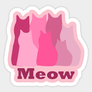 Cat Choir - A Cat Lover's Delight Sticker